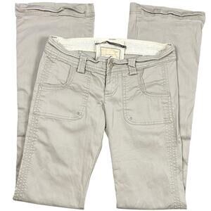Hollister California Y2K Vintage Light Khaki Cargo Pants